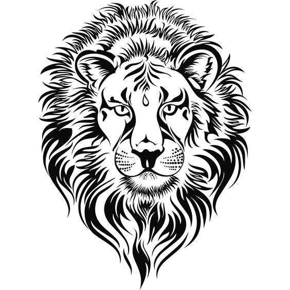 Roaring Lion Head Clip Art