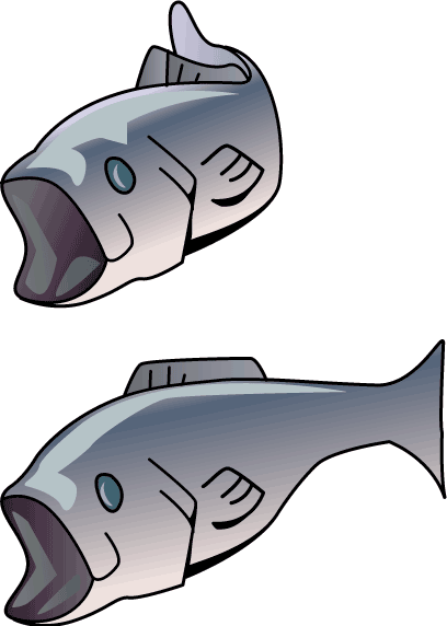 Download Seafood Clip Art ~ Free Clipart of Fish: Bass, Shrimp