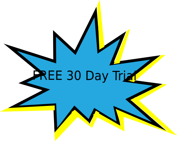 Free 30 Day Trial Clip Art