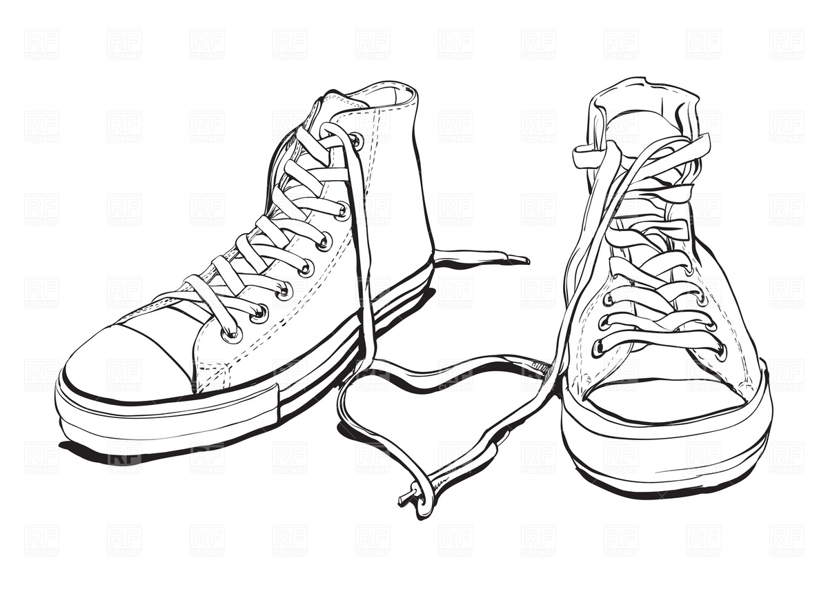 Shoes sneaker clip art free clipart image image 