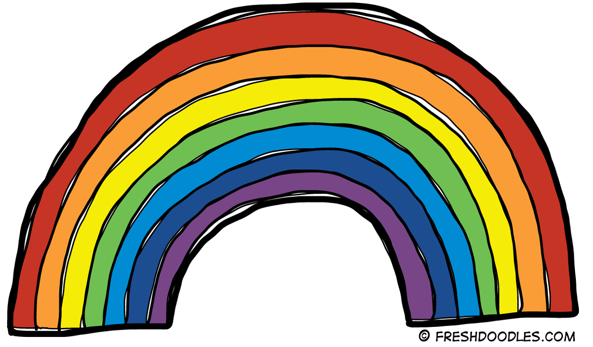free clip art of rainbow - photo #3
