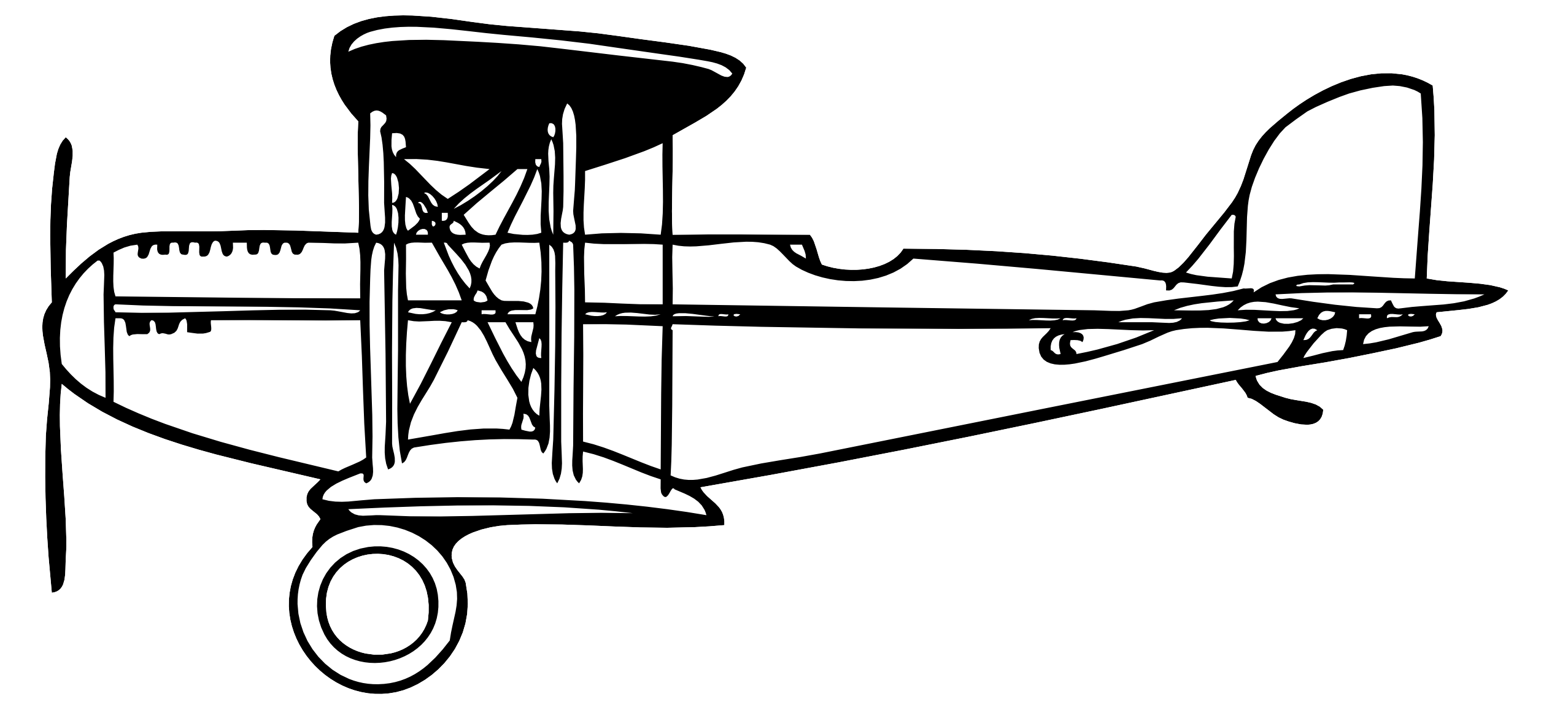 Biplane Clip Art
