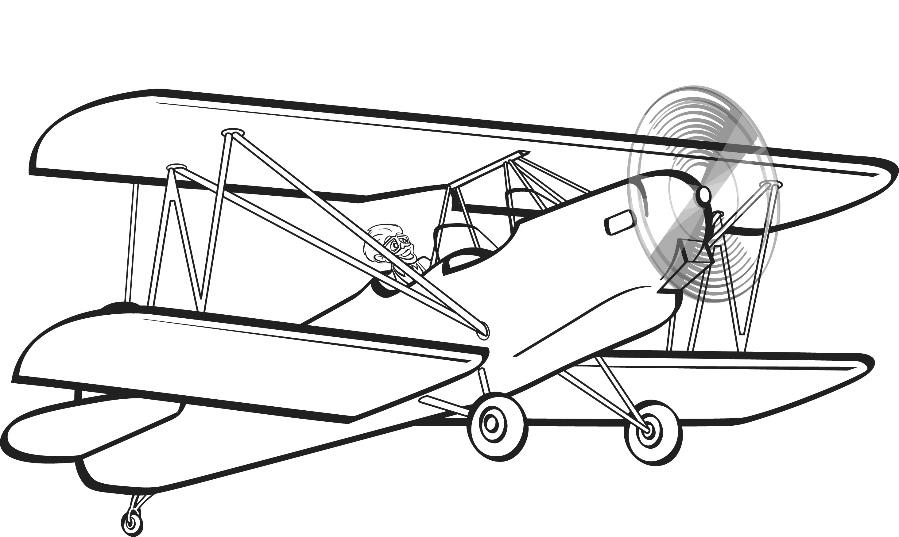 Image of Biplane Clipart Biplane Clip Art