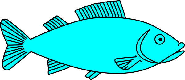 Fish clipart, fish clip art to color