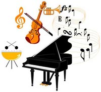 Orchestra Instruments Clipart