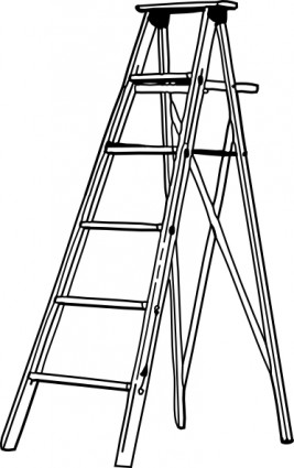 Ladder clip art Free vector in Open office drawing svg 