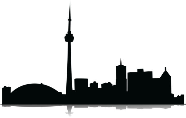 Toronto Skyline Silhouette