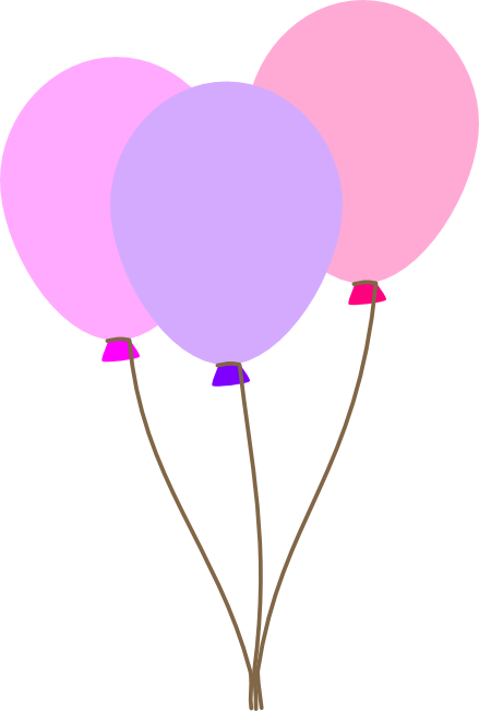 clip art pink balloons - photo #33