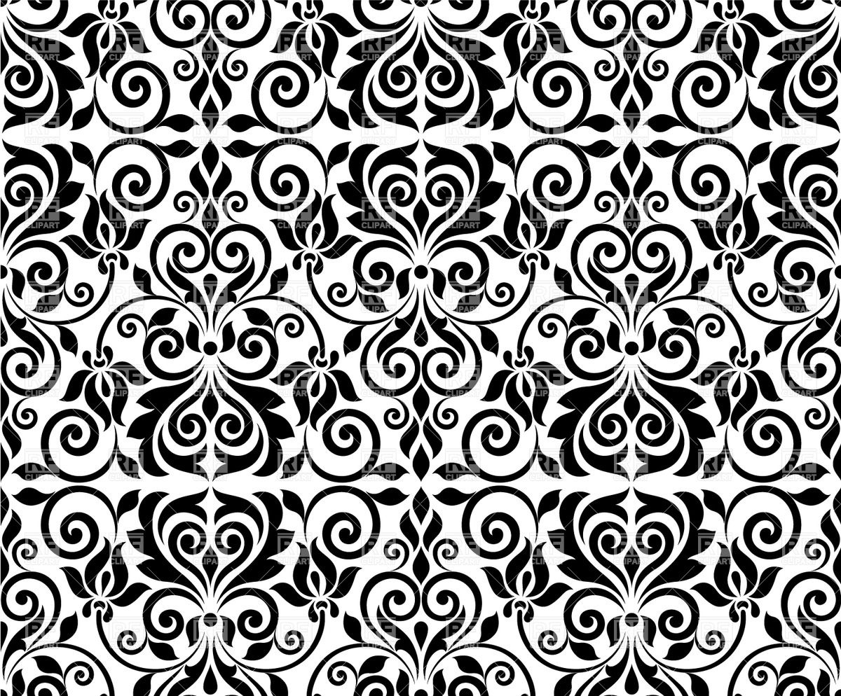 Free Damask Clipart 