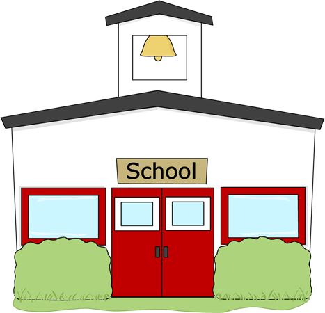 School Building Free Clipart