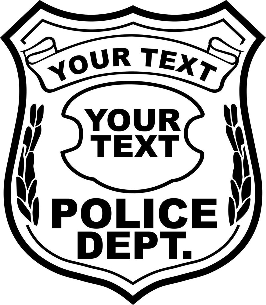 Police Badge Clip Art Vector