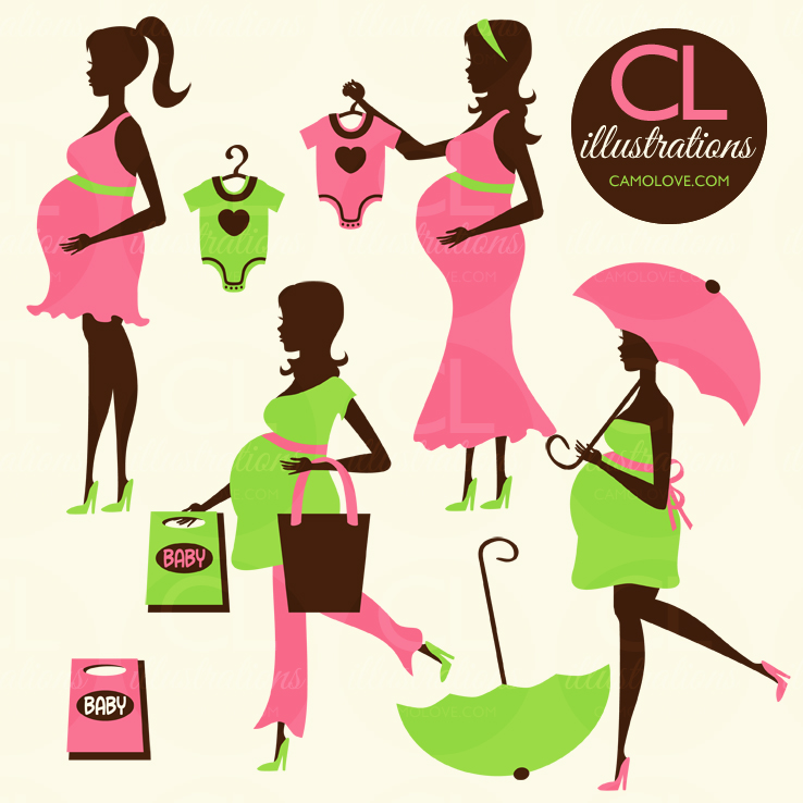 clipart of pregnant mother - photo #49