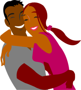 Two People In Love Clipart