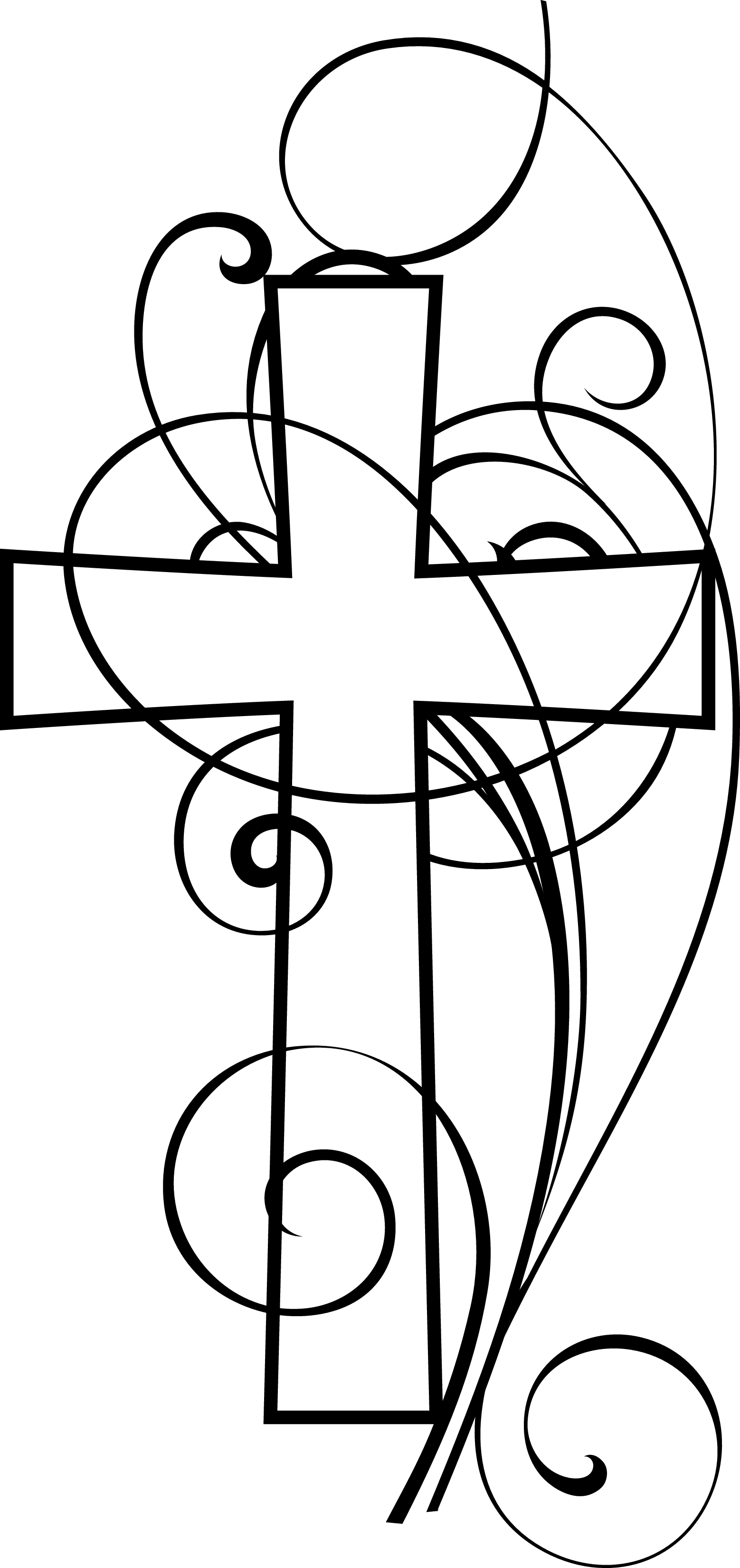 Cross Clipart Black And White
