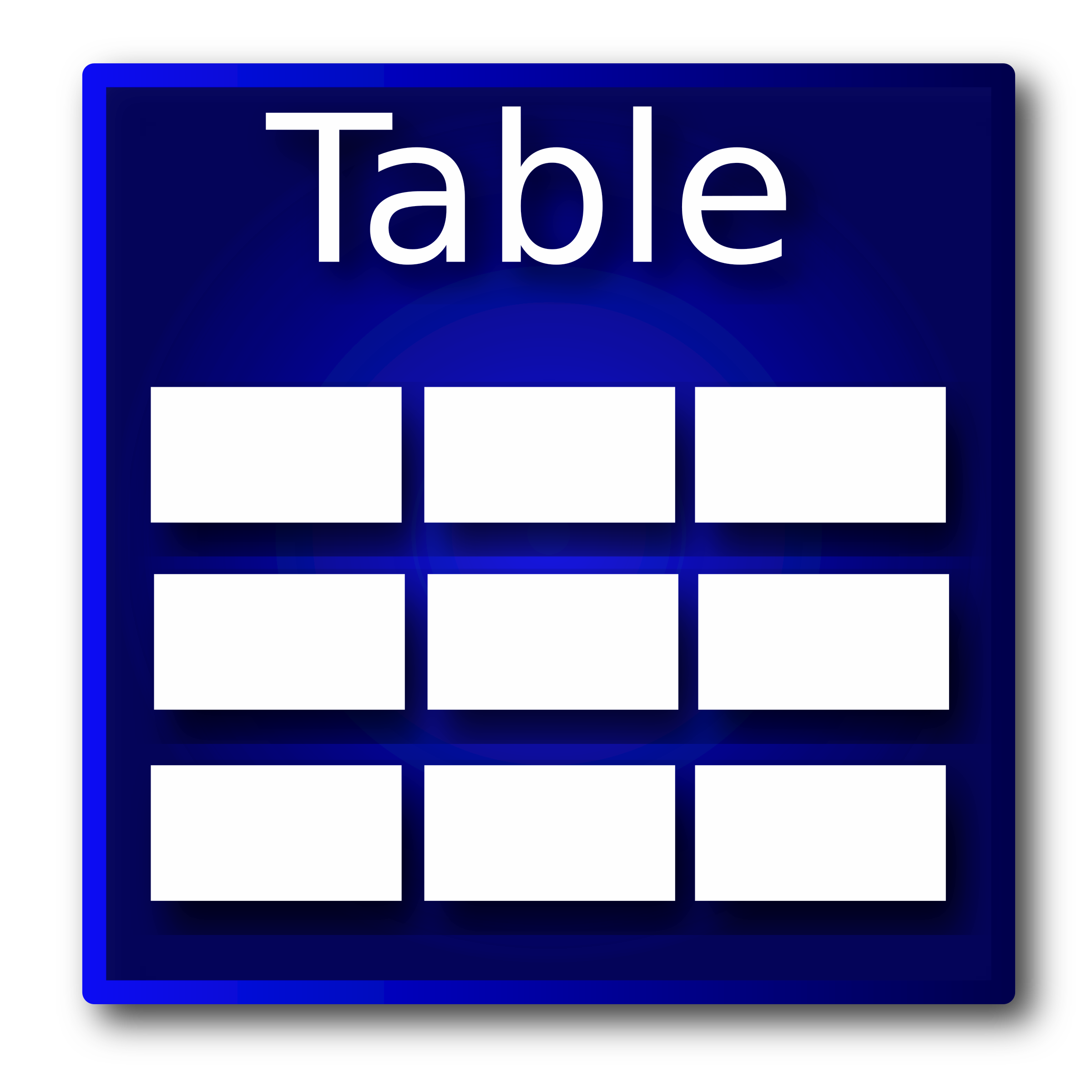 clipart database table - photo #9