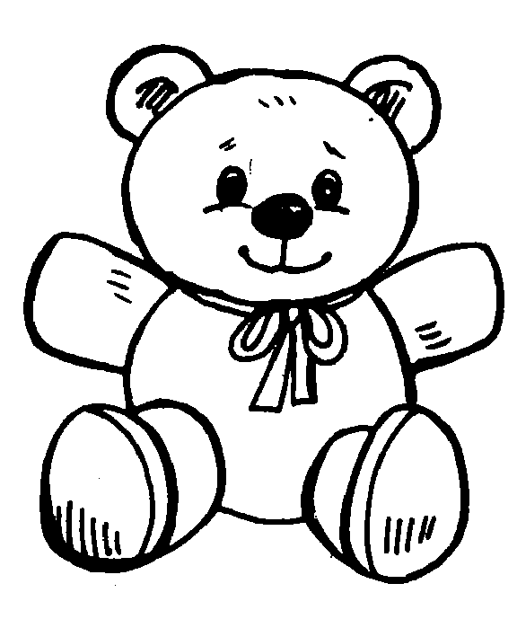 free clipart teddy bear outline - photo #19