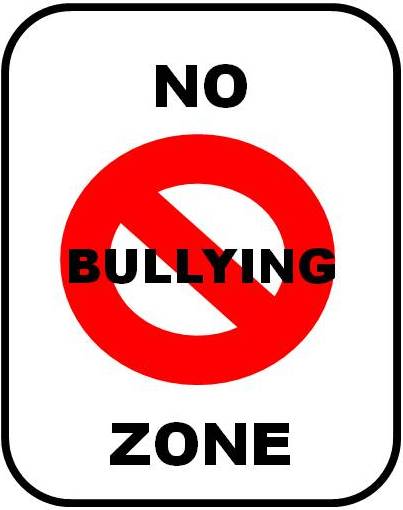 No Bully Zone Poster