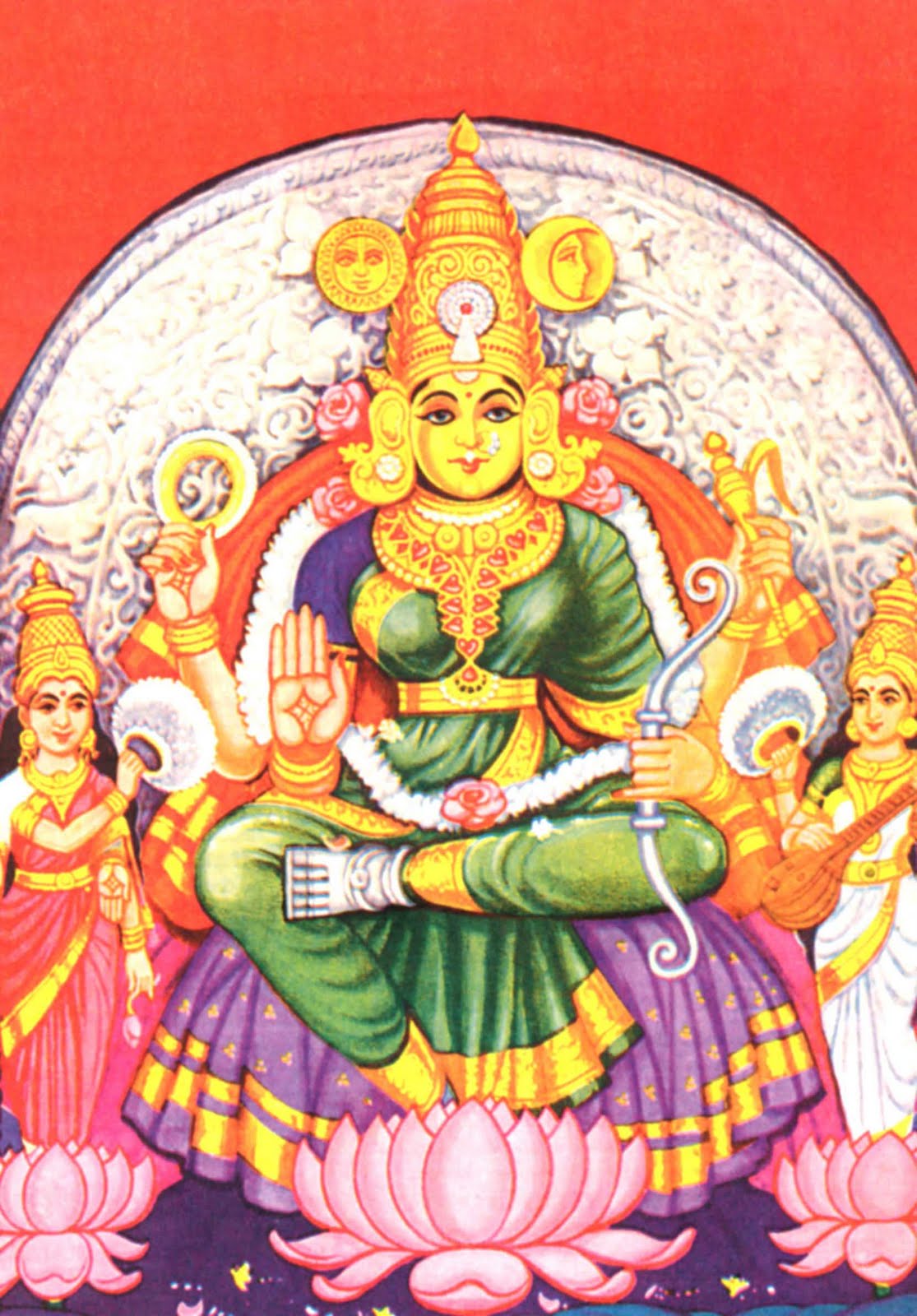 Free Wallpaper Image: Shri Lalita Devi Wallpaper 