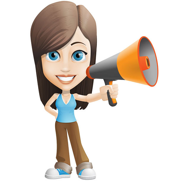 Pic cheerleading megaphone clip art free 3 clipartcow.