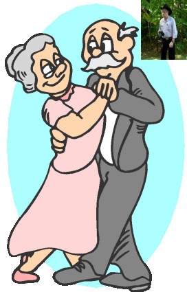 Elderly Dancing Clipart