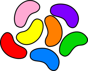 Colorful Jelly Beans Clip Art