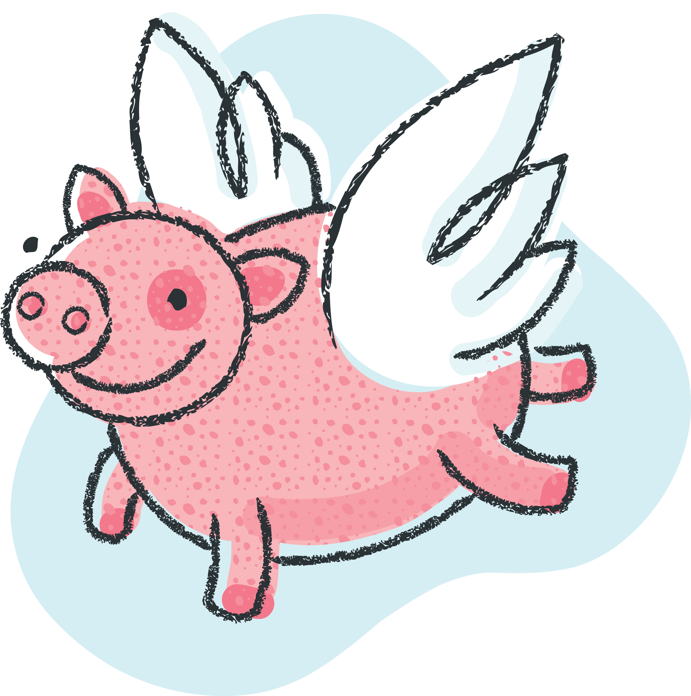 Pigs clip art 3 image