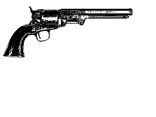 Colt Revolver Clipart
