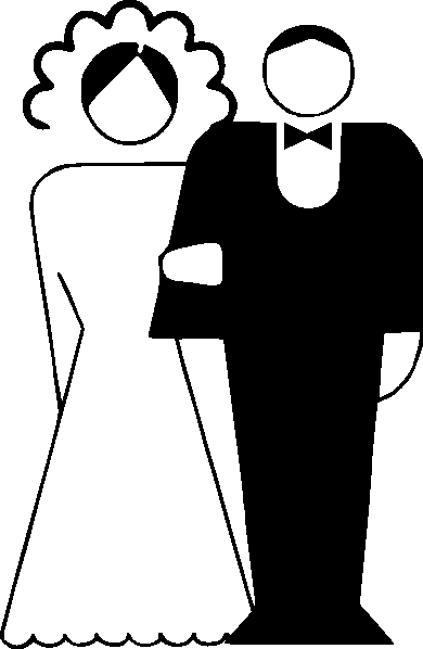 Wedding Clipart Black And White 