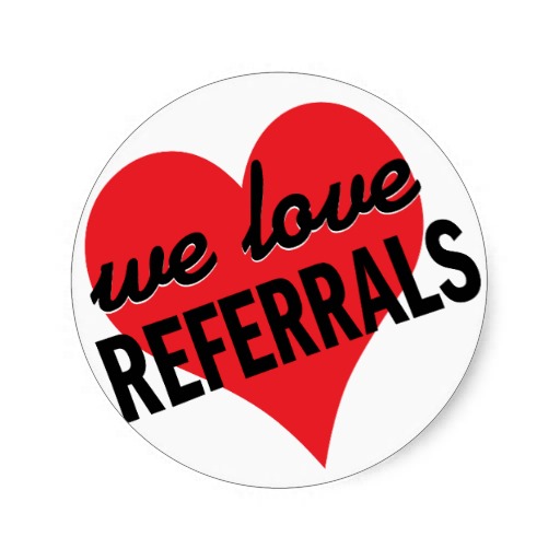 getting the referral clip art