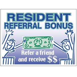 referral bonus flyer