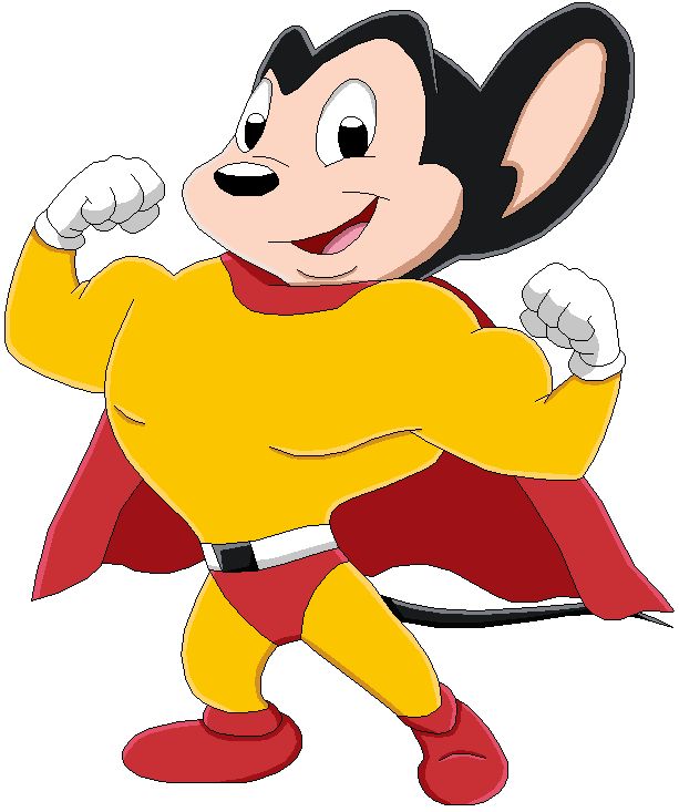 Mighty Mouse Clip Art