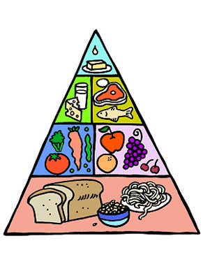 Food Pyramid Clipart 