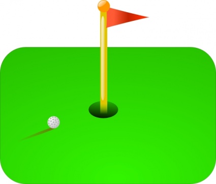 Cartoon Golf Holes