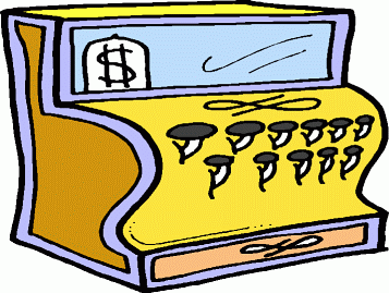 Cartoon Cash Register Clipart