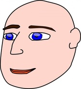 Bald graphics free vector Bald 