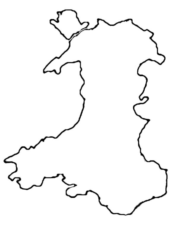 clipart map of wales - photo #8