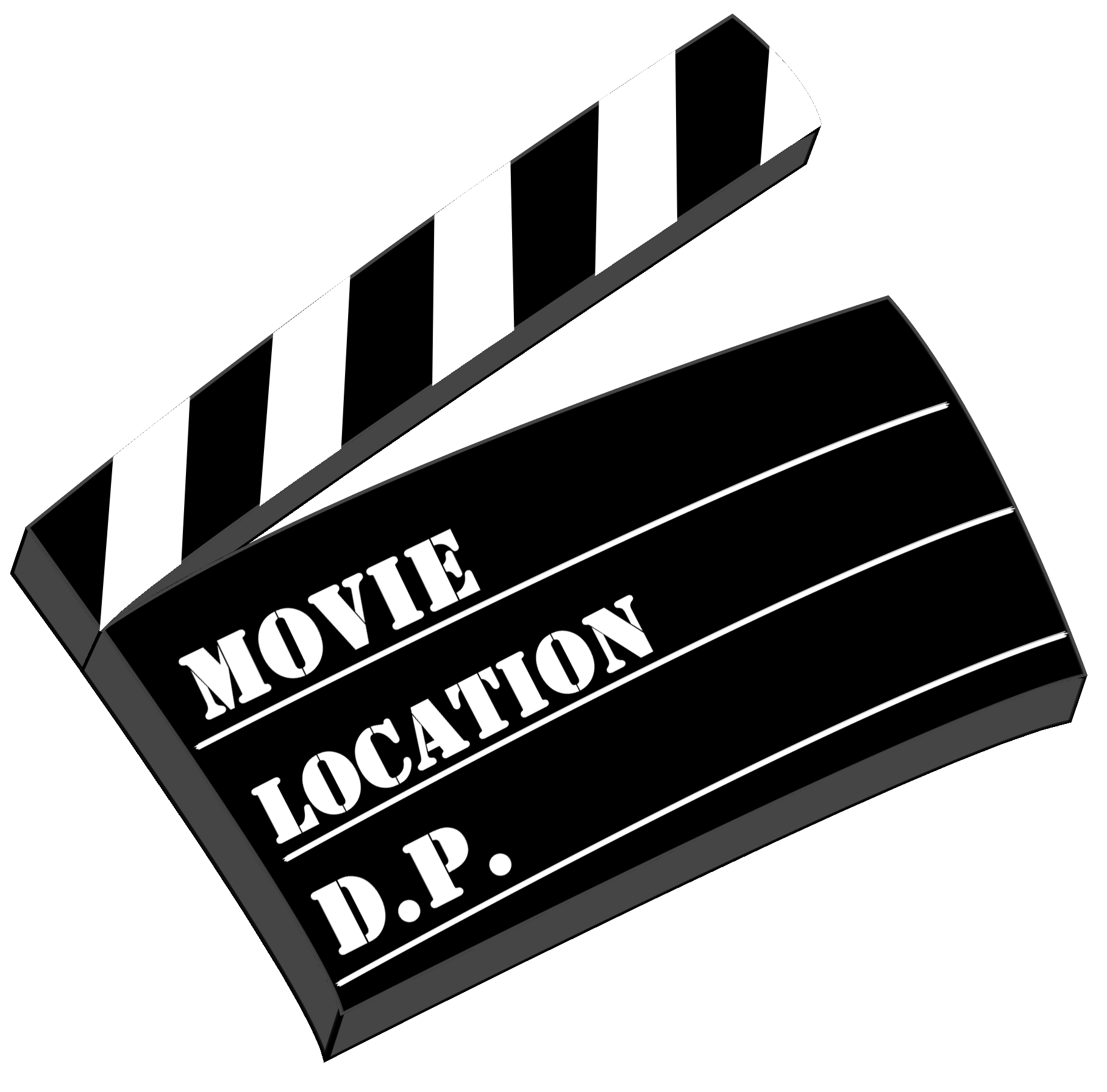 movie clapboard - Clip Art Library.