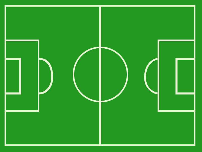14 football pitch template.