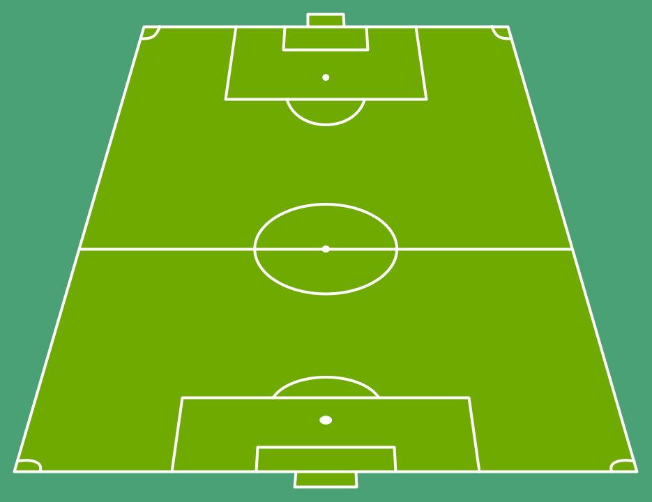 14 football pitch template.