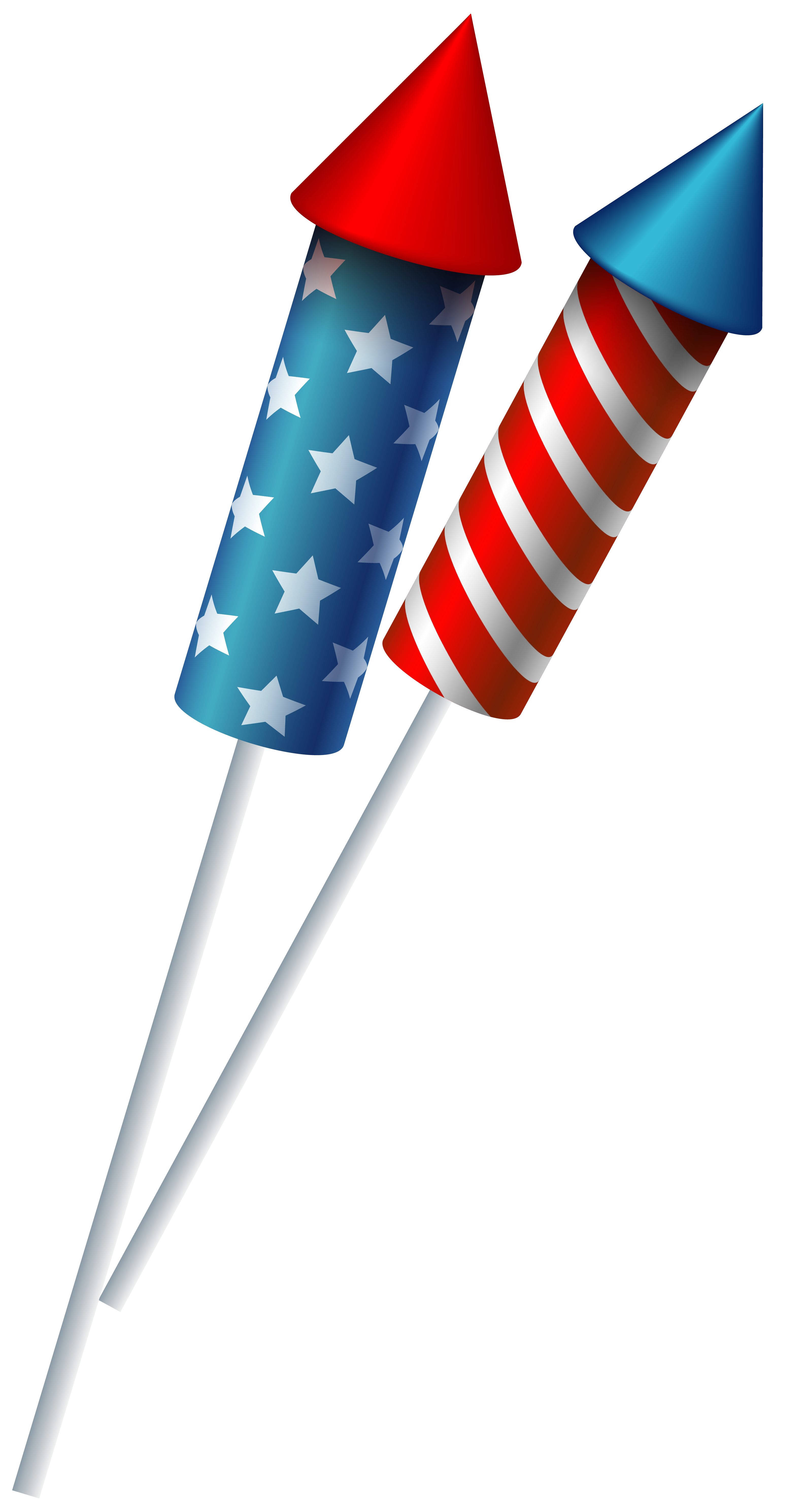 USA Sparkler Fireworks PNG Clipart Image 
