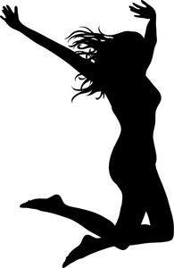 Woman silhouette clip art