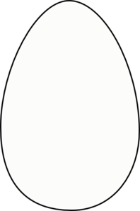 Large White Egg Clip Art 