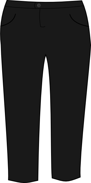 Trousers Black Clip Art
