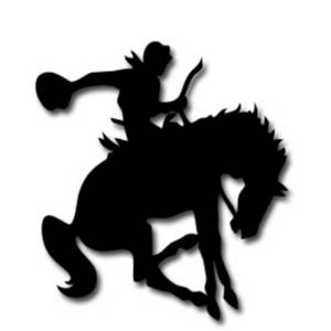 Cowboy Clipart Black And White