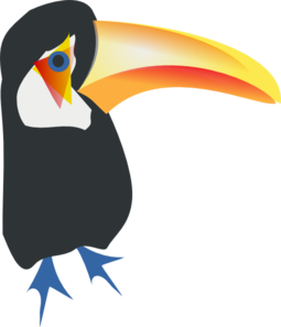 Toucan Clipart Black And White 