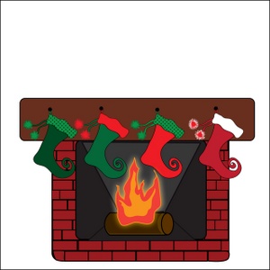 Fireplace free christmas clip art image christmas stockings on