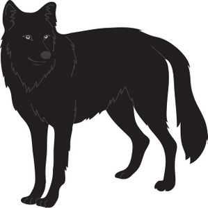 Wolfs Clipart Image Eps Wolf Pack Clip Art