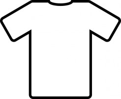 Free t shirt template outline Free vector for free download about 