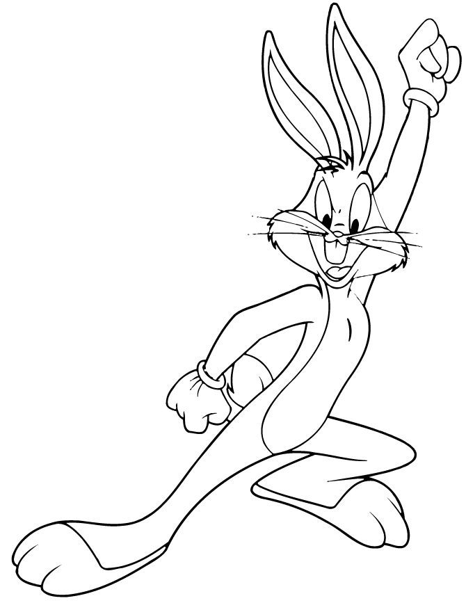 Coloring Page: Bugs Bunny Coloring Page Free and Printable