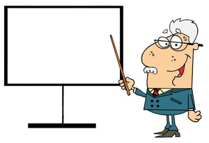 Teacher clipart image clip art of an elderly professor teaching